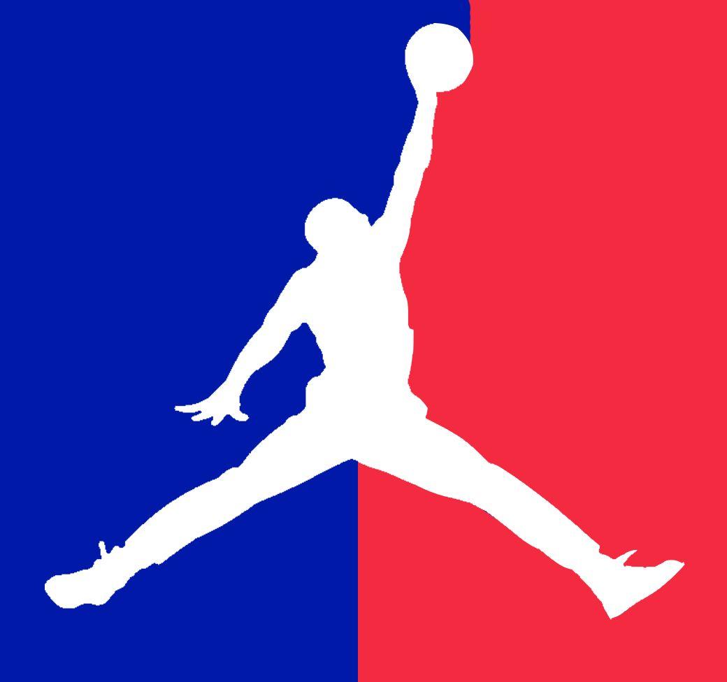 Blue and Red Jordan Logo - Michael jordan Logos