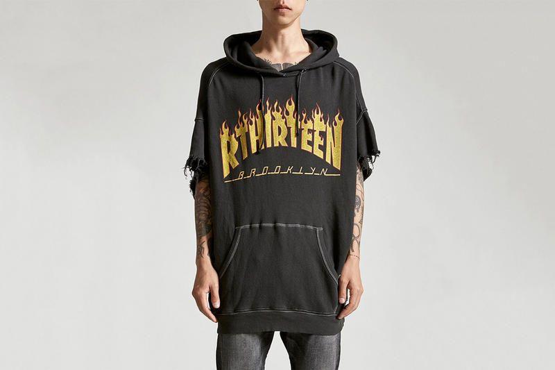 Hypebeast Flame Logo - R13 Rips off Thrasher's Flame Logo