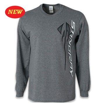 Stingray Clothing Logo - C7 Corvette 2014 2019 Stingray Long Sleeve T Shirt