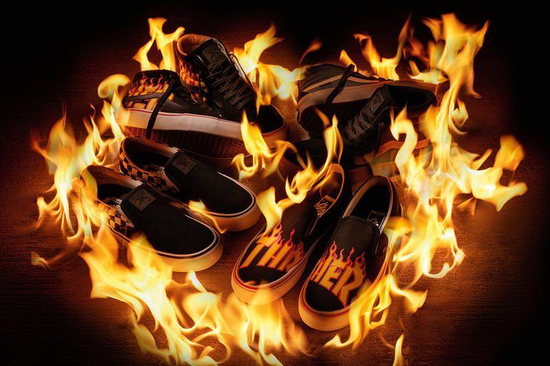 Hypebeast Flame Logo - Thrasher x Vans Sneakers & Apparel Collection | HYPEBEAST