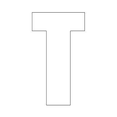 White Letter T Logo - White Wheelie Bin Letter S - Bespoke Wheelie Bin Numbers and decals ...