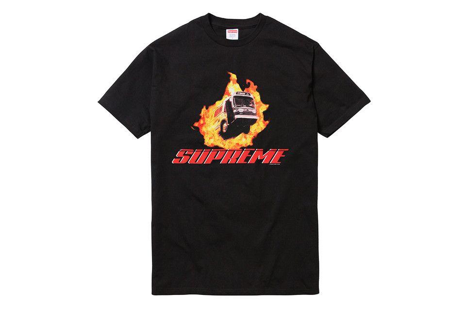 Hypebeast Flame Logo - Supreme 2014 Fall Tee Delivery