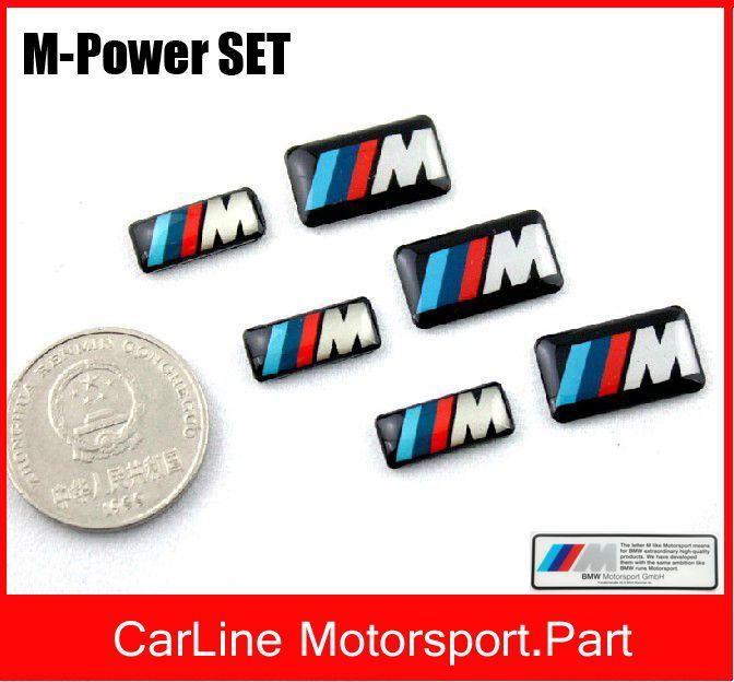 Power Wheel Logo - M Power M Tech Emblem Badge Sticker Wheel Hub Steering Wheel Sticker
