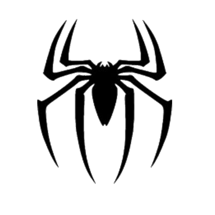 Spider -Girl Logo - Spider Man Black Spider Logo - Roblox