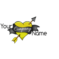 Yellow Heart Company Logo - Ribbon Archives Logo Maker