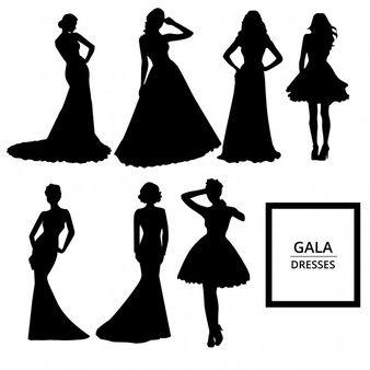 Black and White Fashion Logo - Dress Vectors, Photos and PSD files | Free Download