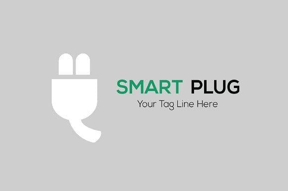 Plug Logo - Smart Plug Logo ~ Logo Templates ~ Creative Market
