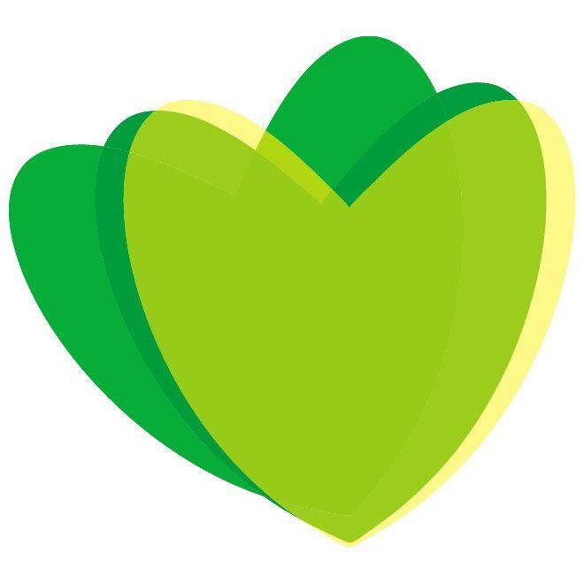 Yellow Heart Company Logo - LOVE ECOLOGY COMPANY LOGO