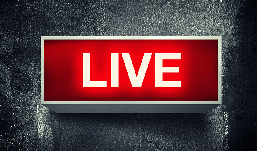 Red Live Logo - live logo Events