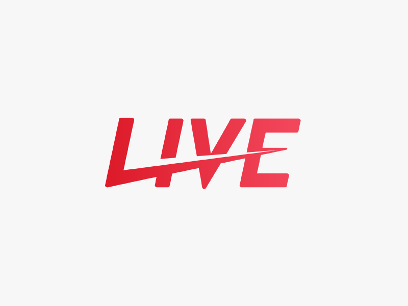 Red Live Logo - Fortuna live by Logo machine | Dribbble | Dribbble