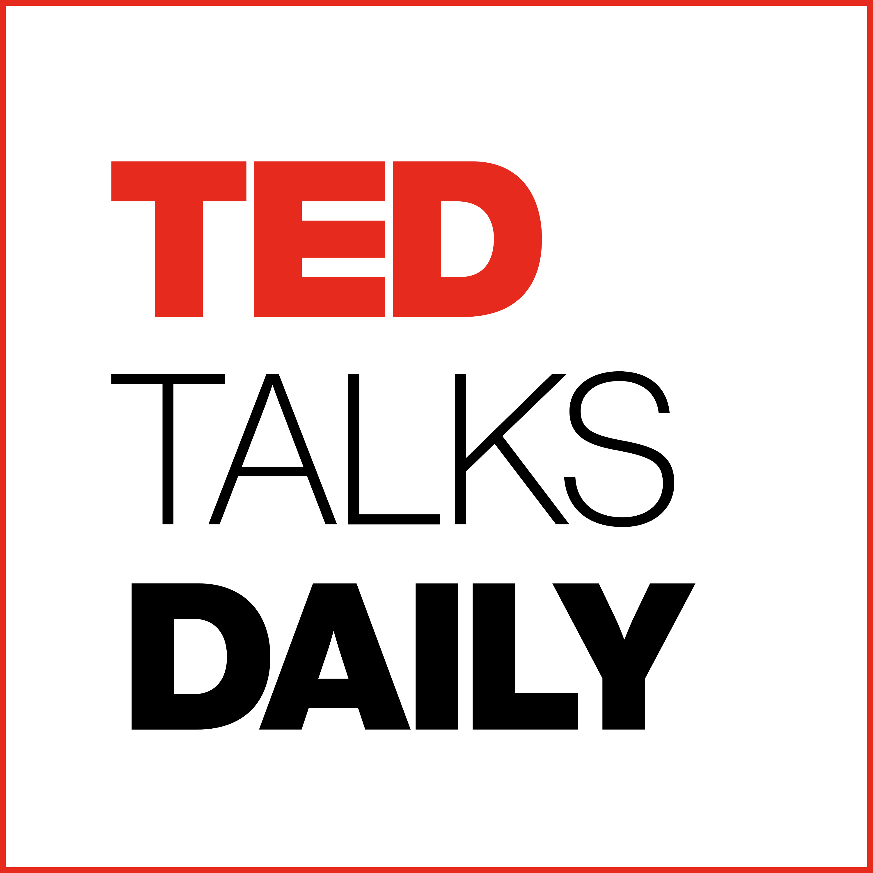 TED Talks Logo - TED Talks Podcast. Free Listening on Podbean App
