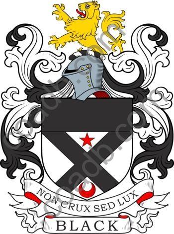 Black Family Logo - Black Coat of Arms Family Crest - Black Family History & Surname Meaning