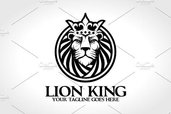 Lion King Logo - Lion King ~ Logo Templates ~ Creative Market