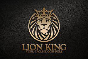 Lion King Logo - Lion king logo Photos, Graphics, Fonts, Themes, Templates ~ Creative ...