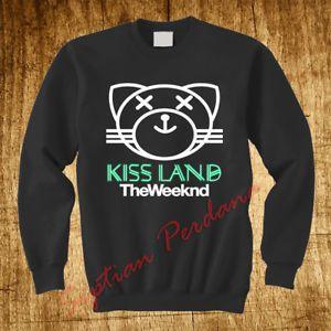 Official Issue Xo Logo - The Weeknd Kissland Cat Logo Sweatshirt Abel Tesfaye Sweater XO ...
