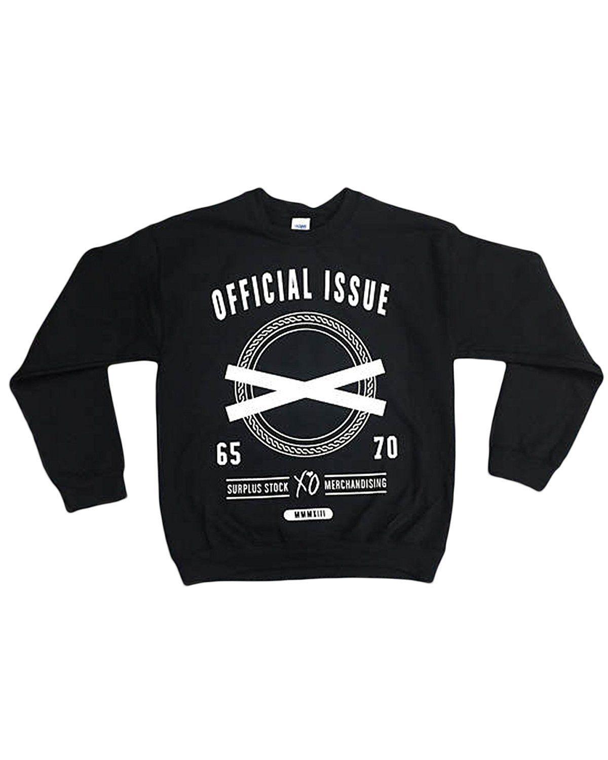 Official Issue Xo Logo - Official Issue XO Crew Neck 2017 (White Print)