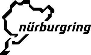 Find Us On eBay Logo - NURBURGRING Logo x 2 Boot Vinyl Cut Sticker Decals 150 x92mm ...