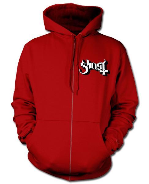 Ghost Red Logo - Ghost Merch | Red Logo Hoodie | Ghost Store