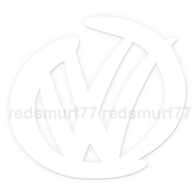 Graffiti VW Logo - VW Graffiti Logo Sticker 110mm volkswagen car window decal