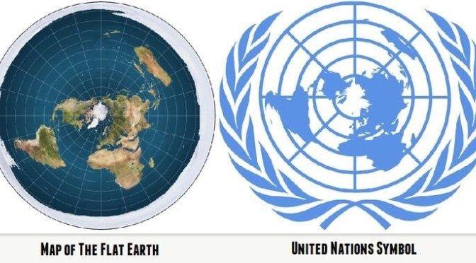 Un Globe Logo - The Occultic United Nations, Lucis Trust, and the Flat Earth ...