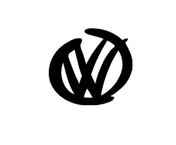 Graffiti VW Logo - VW Graffiti Logo Volkswagen leatherette Mens Wallet