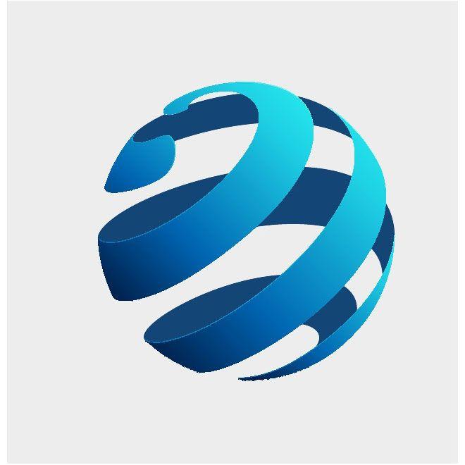 Un Globe Logo - GLOBE LOGO CONCEPT VECTOR