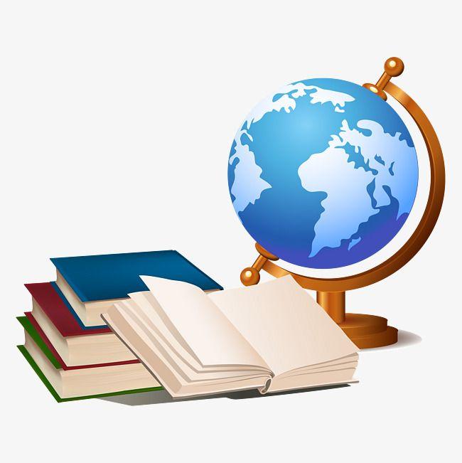 Un Globe Logo - Un Globe Terrestre Et Un Livre Ouvert Livre Livres Logo PNG et ...