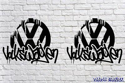 Graffiti VW Logo - Vw transporter decals - Zeppy.io