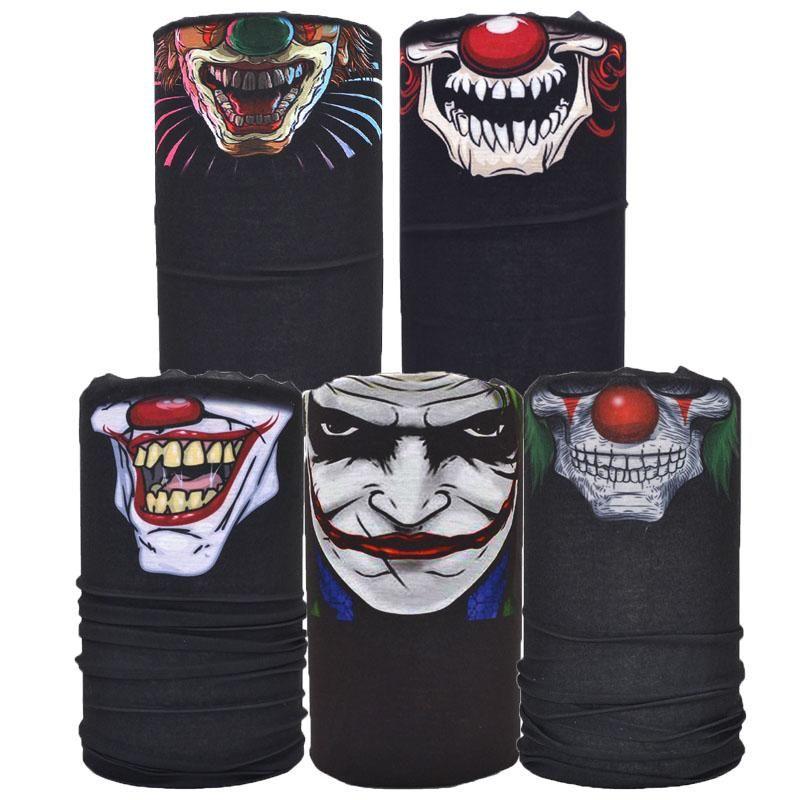 Bandana with Smile Logo - Wholesale Joker Smile Face Mask Multifunctional Tubular Skull