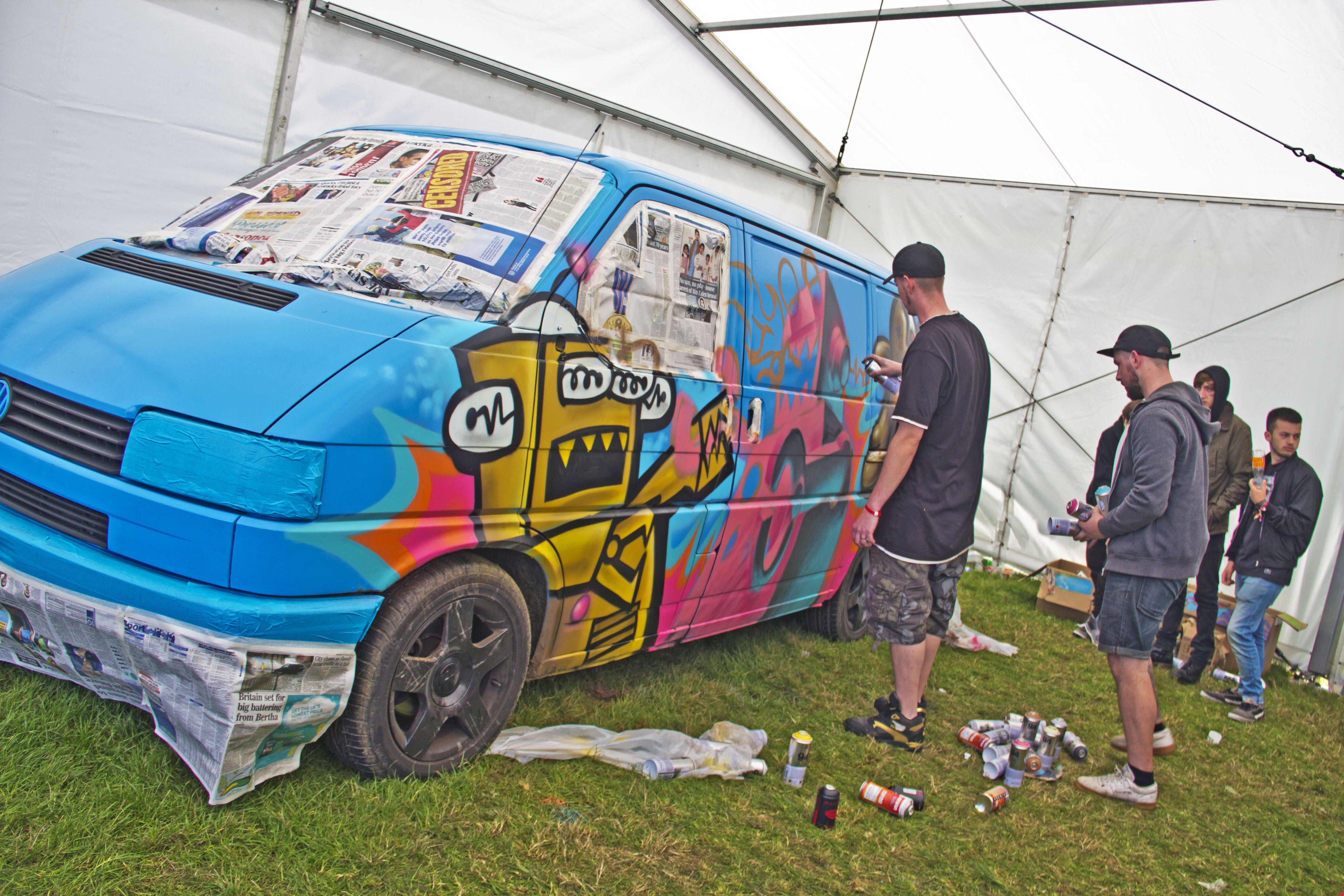 Graffiti VW Logo - VW Festival Entertainment Guide :: VW Festival