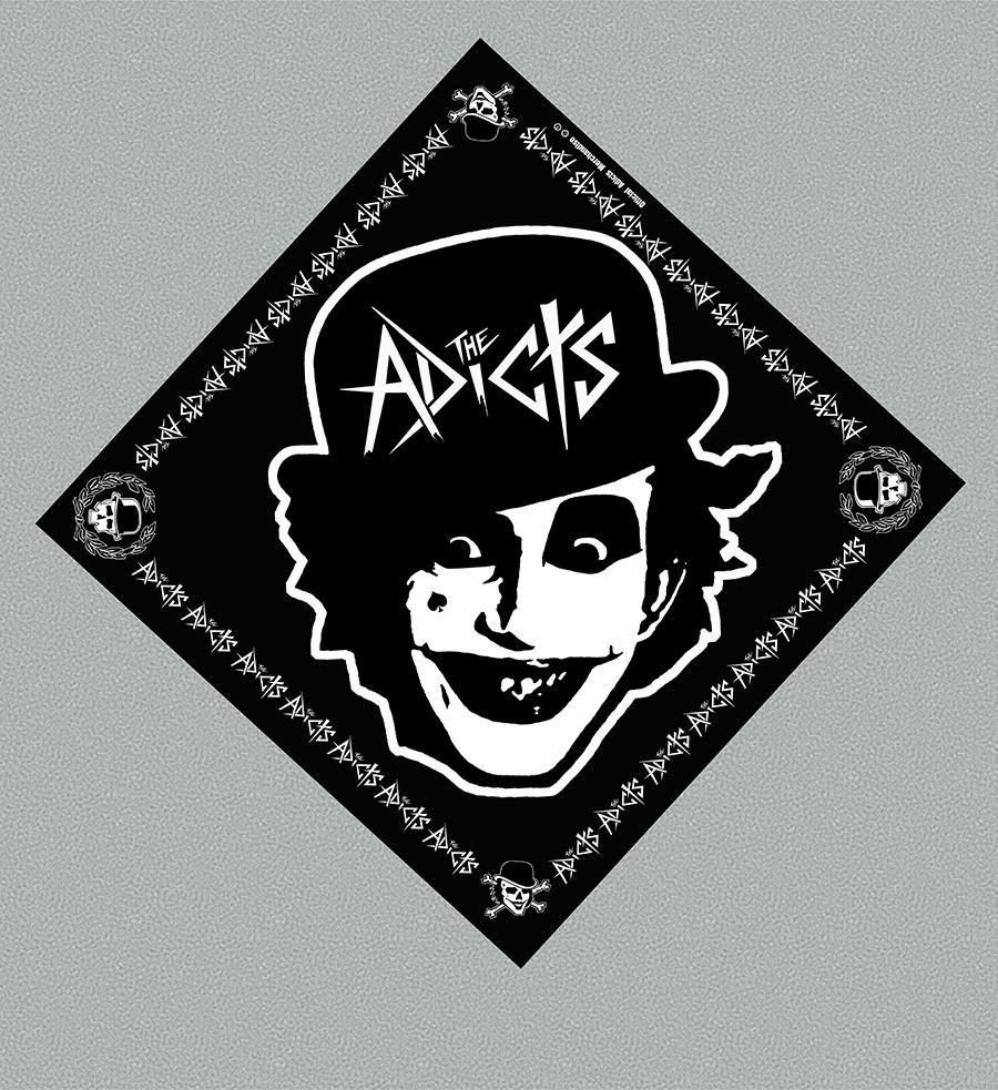 Bandana with Smile Logo - MONKEY BLACK BANDANA – The Adicts Official