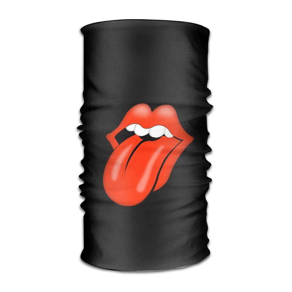 Bandana with Smile Logo - Rolling Stones Logo Headbands/Bandana/Face Mask/Yoga Headband ...