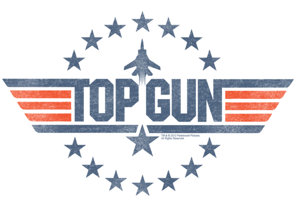 Top Gun Maverick Logo - Top Gun Star Logo Kid's T Shirt (Ages 4 7) Of Gotham