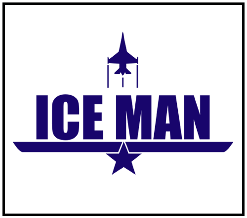 Top Gun Maverick Logo - Top gun iceman Logos
