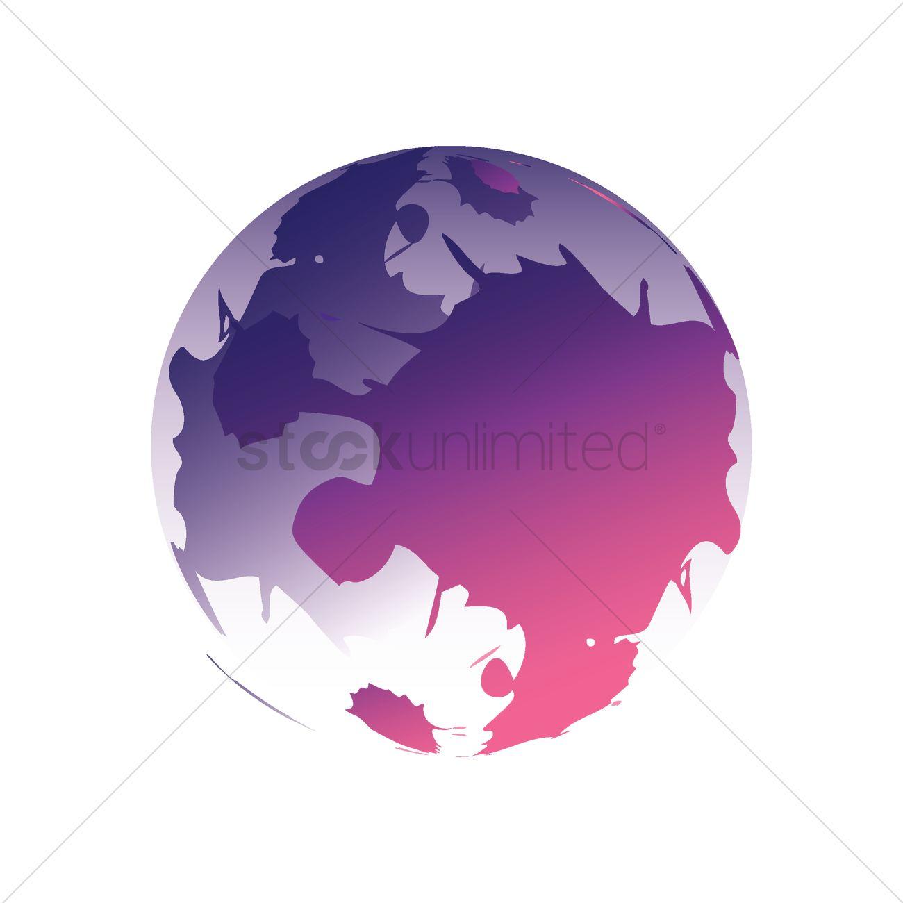 Un Globe Logo - Globe logo element design Vector Image