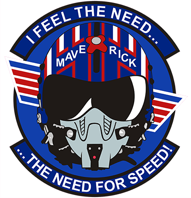Top Gun Maverick Logo - Maverick Helmet Men's Premium T-Shirt - white | army patches, ranks ...