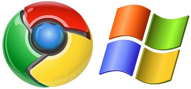 Chrome Microsoft Logo - Google Chrome vs. Microsoft Windows: Browser Battle Escalates to OS Wa