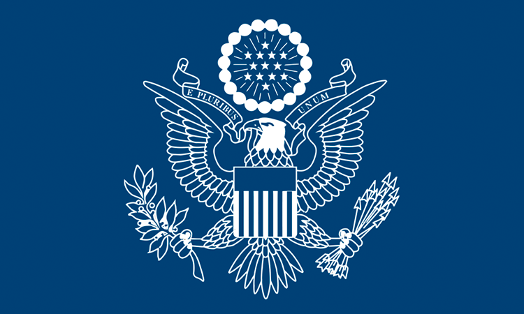 Blue Jordan Logo - U.S. Embassy in Jordan