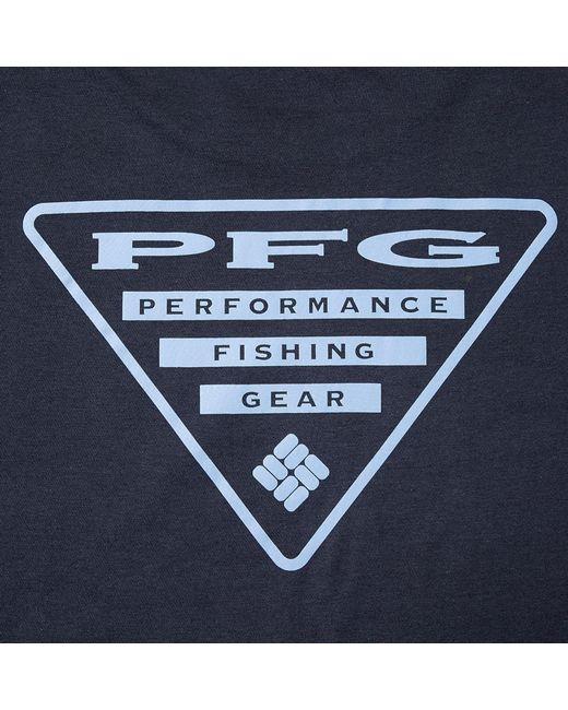 Columbia PFG Logo - Lyst - Columbia Pfg Triangle T-shirt in Blue for Men