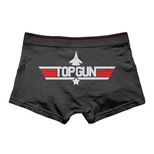Top Gun Maverick Logo - Mens Top Gun Maverick Logo Full Cut Briefs Underwear At Amazon Men's