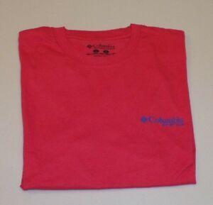 Columbia PFG Logo - New Columbia PFG Logo T Shirt Men's Large RED NWT $25 Retail