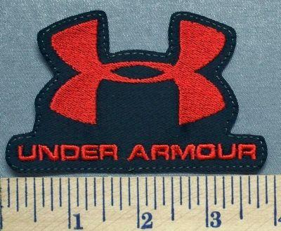 Red and Blue Under Armour Logo - 3276 L - Under Armour Logo - Red - Embroidery Patch
