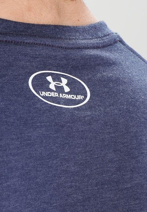 Cool Red and Blue Under Armour Logo - men Under Armour SPORTSTYLE LOGO - Print T-shirt - midnight/white/red