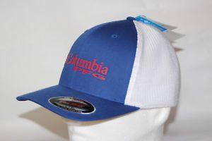Columbia PFG Logo - Columbia PFG Logo Tarpon Springs Mesh Fitted Flexfit Ballcap in ...