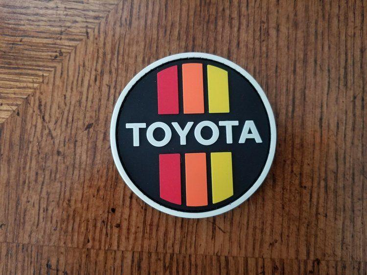 Vintage Toyota Logo - Vintage Toyota glow in the dark PVC patch