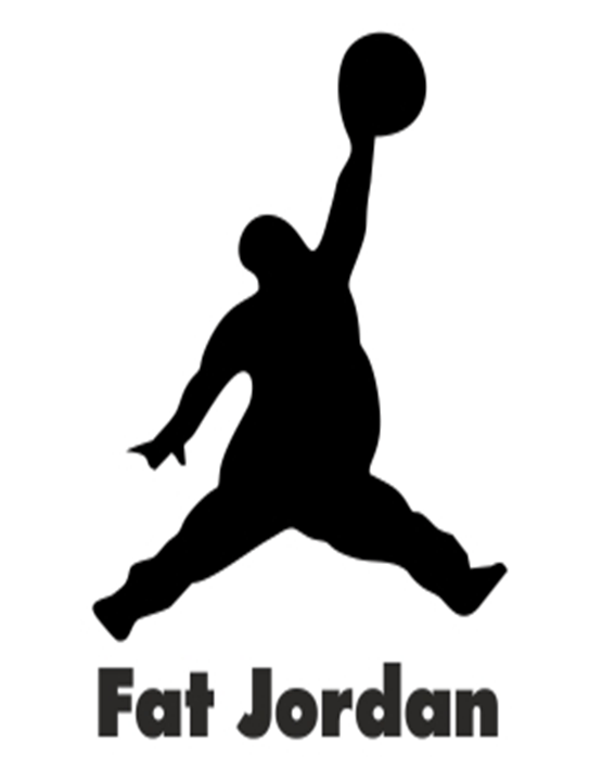 Funny Jordan Logo - Fat Jordan t-shirt | Funny Funny t-shirts | Teeketi t-shirt store