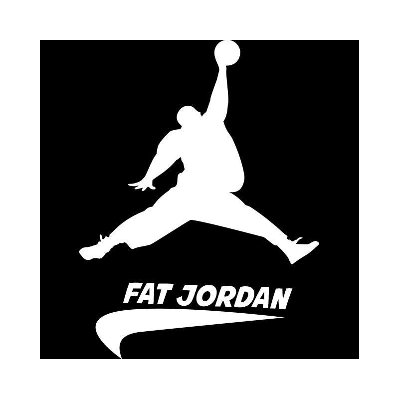 Fat Jordan Logo - tee shirt fat jordan noir