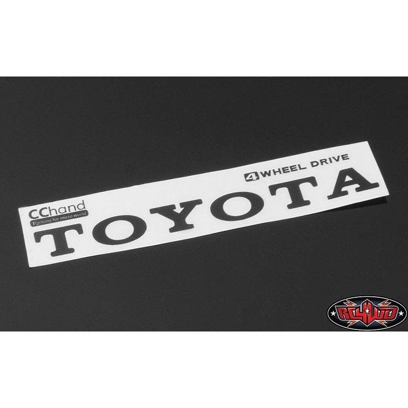 Vintage Toyota Logo - Emblem VINTAGE Sticker BLACK for Toyota Hilux, Mojave and C70 - CChand
