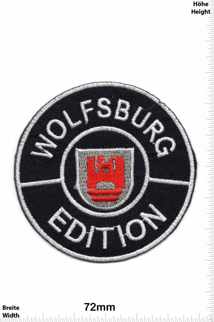 VW Wolfsburg Edition Logo - VW - Volkswagen - Patch - Back Patches - Patch Keychains Stickers ...