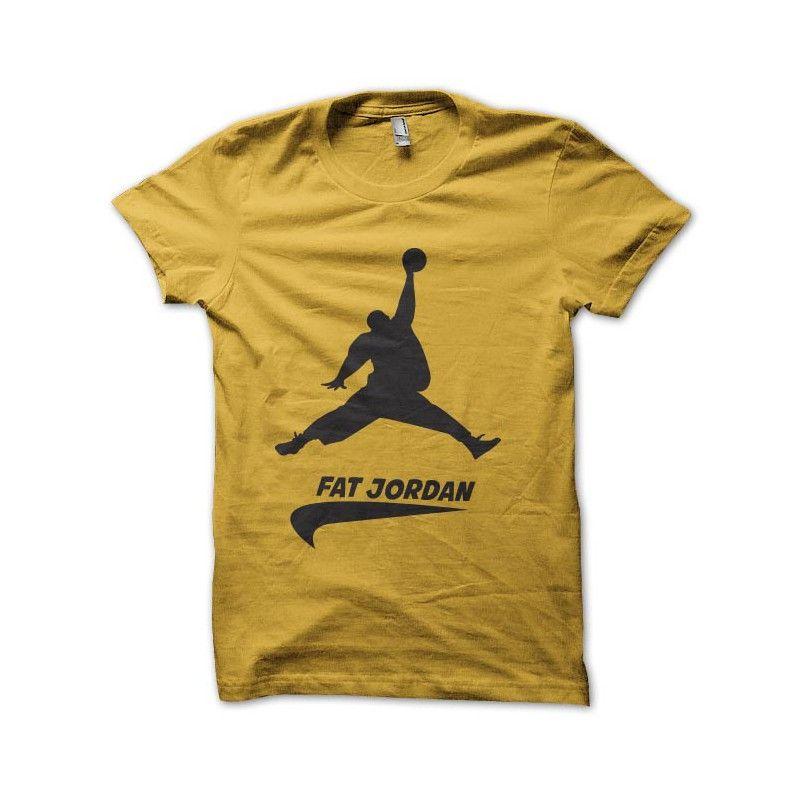 Fat Jordan Logo - Fat Jordan Jaune T-Shirt - Redzila
